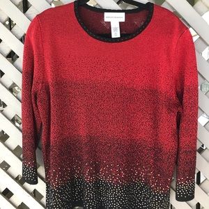 Red & Black Sweater